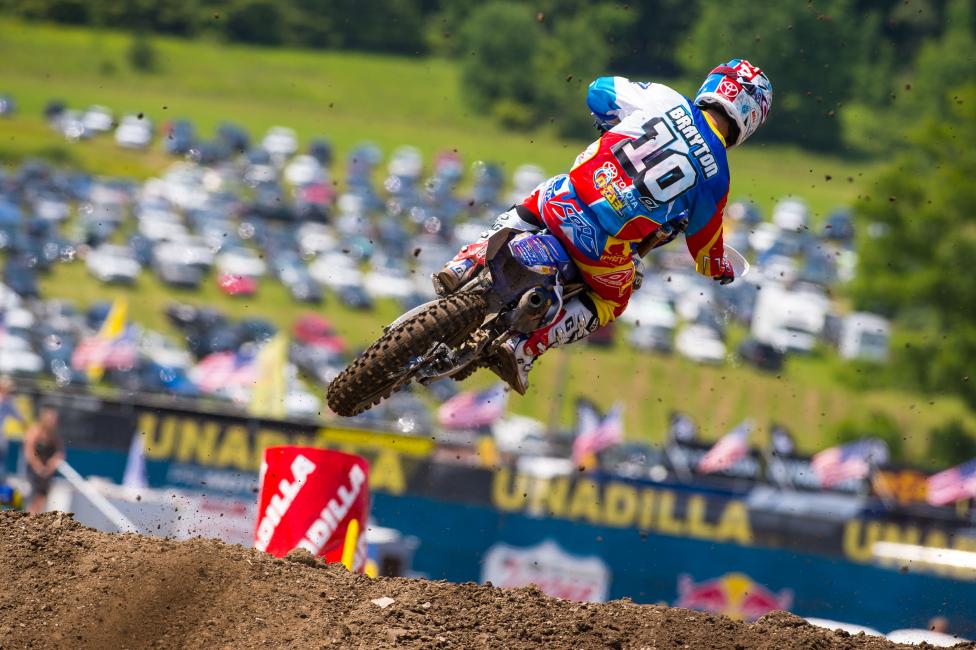 Justin Brayton has been solid outdoors this year.