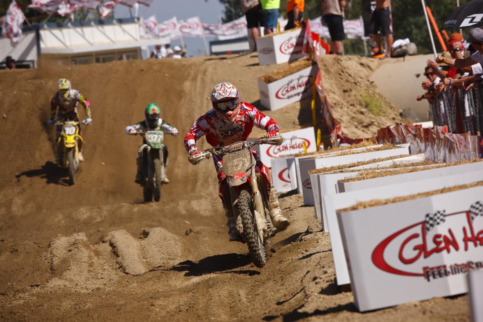 Justin Barcia made a splash in his pro debut at Glen Helen. 