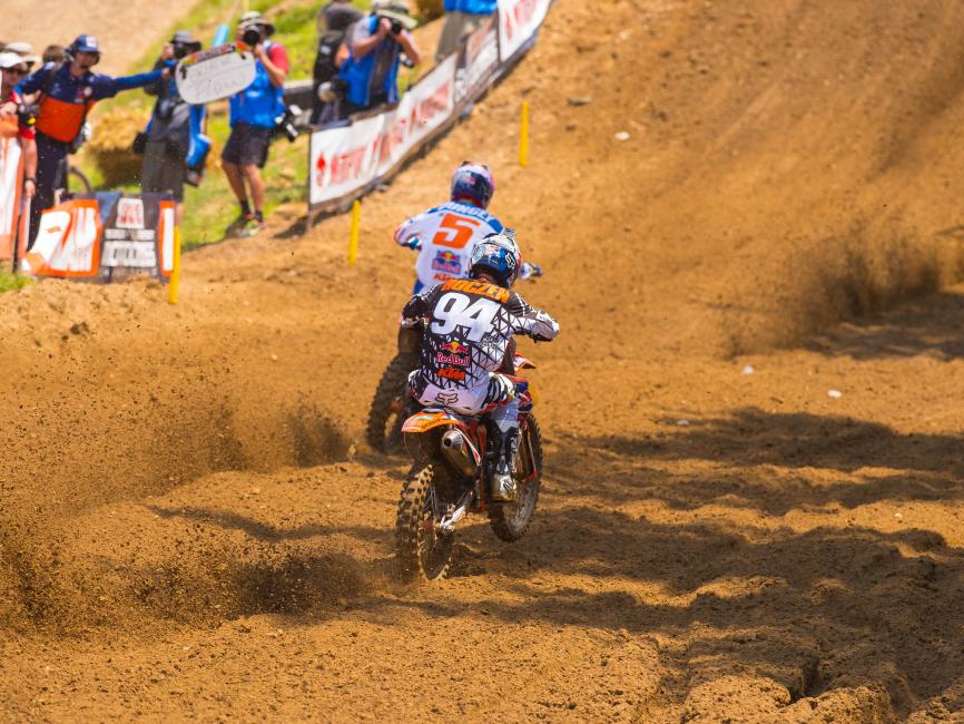 We could go on and on about the rarity of teammate battles like this, but in reality, we rarely see the 450 Nationals this close at all, no matter who is racing.