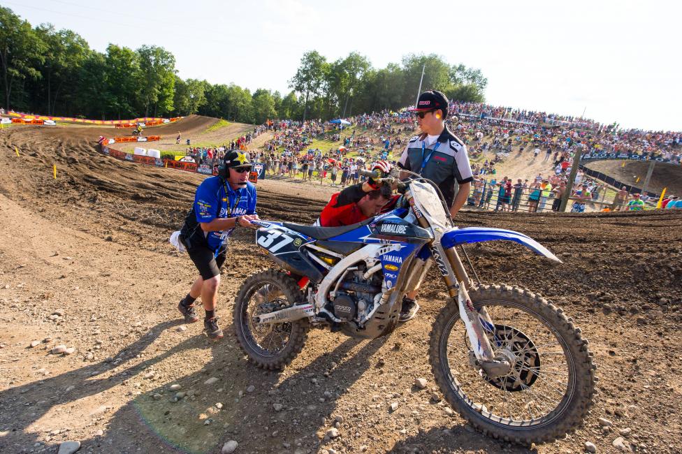 Not a great day at Unadilla for Cooper Webb.