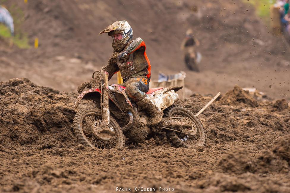 Riders had to ditch their goggles in Indiana, and that's never good.