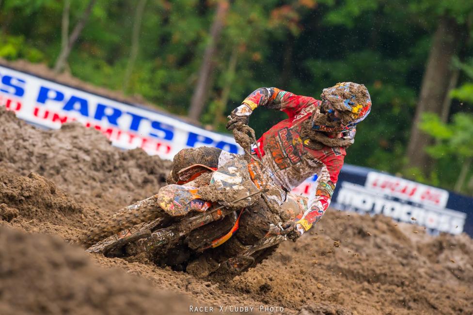 Musquin slithered past the kids, and then Pourcel followed him through, to make a French 1-2.