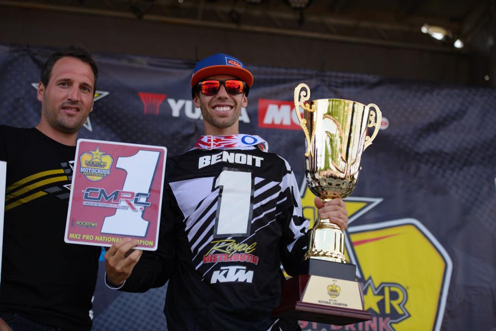 Kaven Benoit won the MX2 title.
