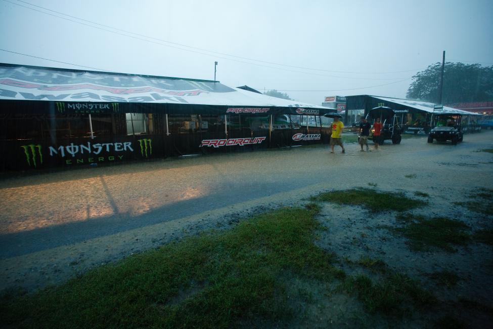 Budds Creek in 2009 was more of a rain race than a mudder.