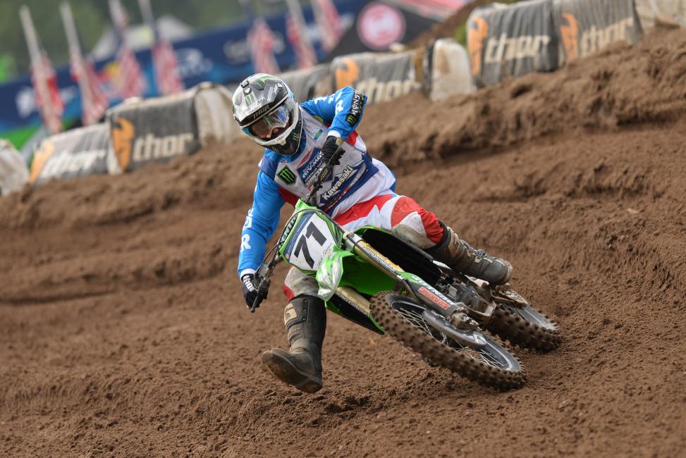 Gaines finished fourth overall in the 450 A class at Loretta Lynn's. 