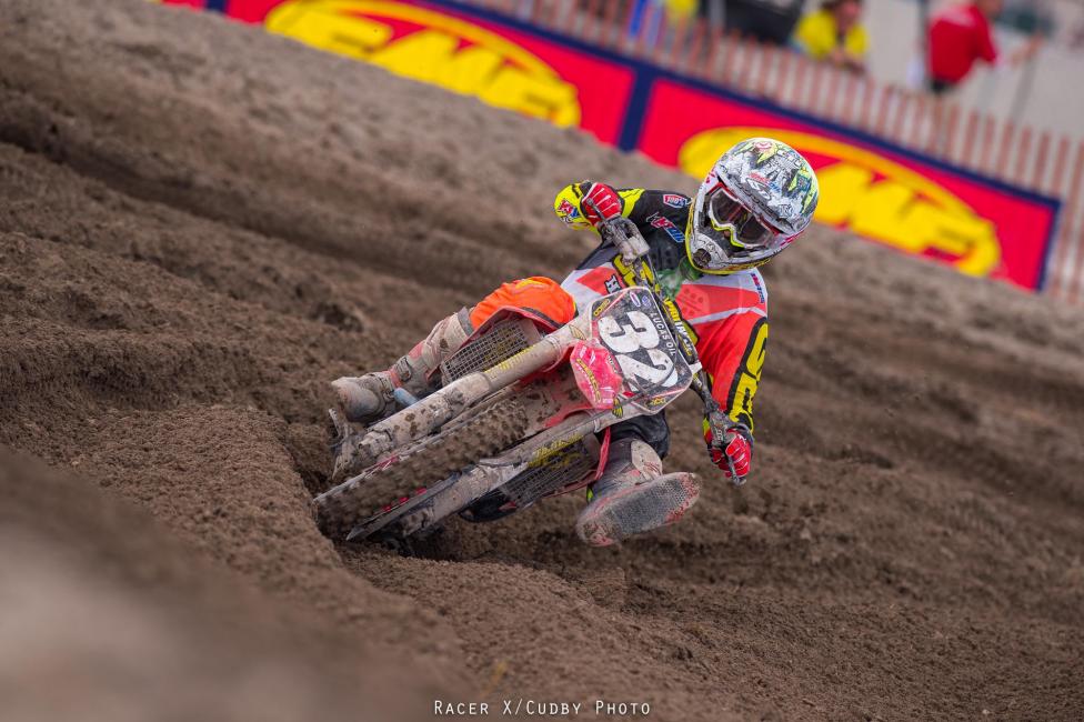 Justin Bogle was good in the first moto, but he was outstanding in the second. He went 6-2 for fourth overall.