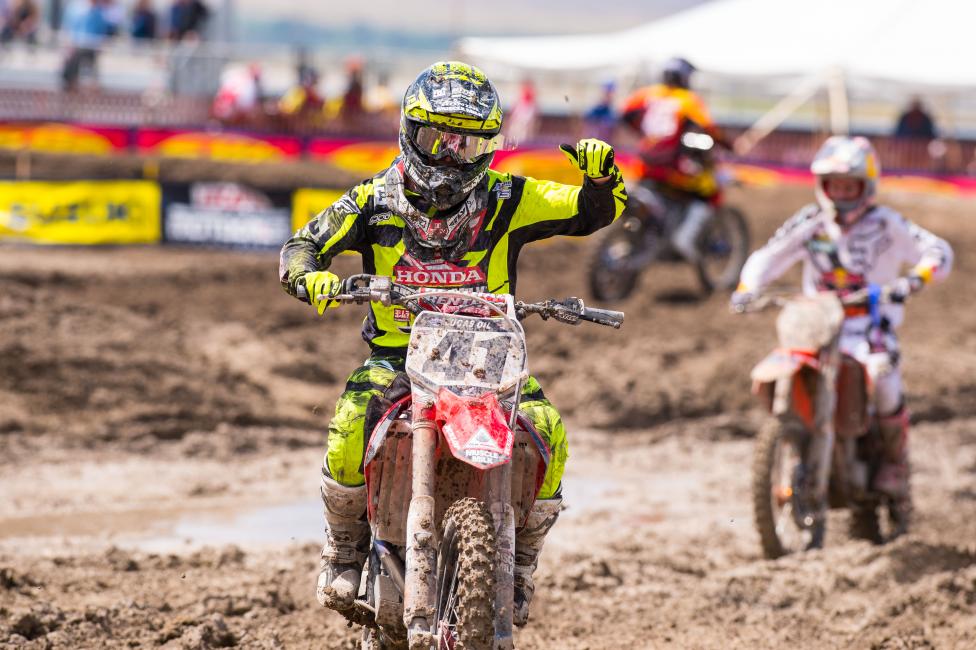 Trey Canard was hot down the stretch, winning four of the last six motos. 