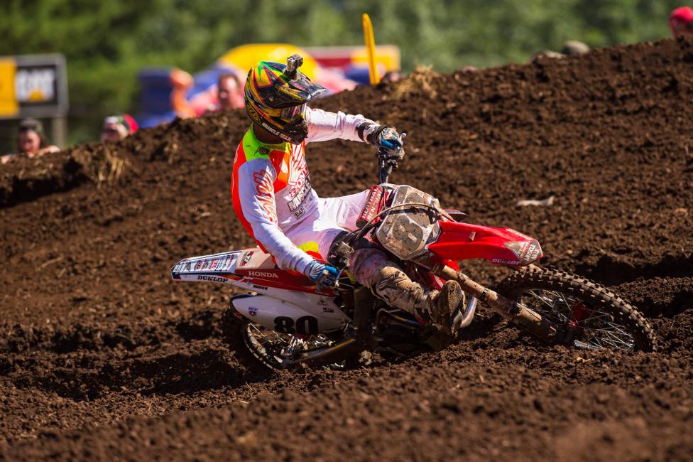 136: The numbers of riders Fredrik Noren passed in Lucas Oil Pro Motocross.  