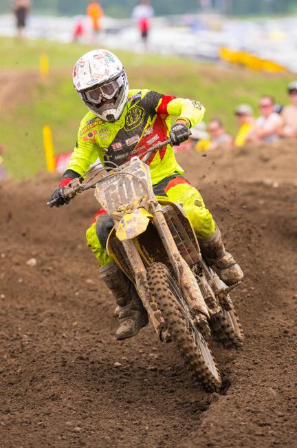 Stewart finished 28th overall in Lucas Oil Pro Motocross. 