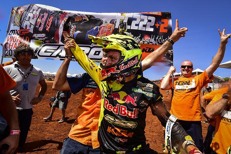 Antonio Cairoli won his eighth world title in Trindade.