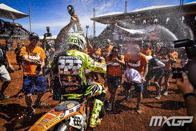 Tony Cairoli clinched his 8th World Championship on Sunday. 