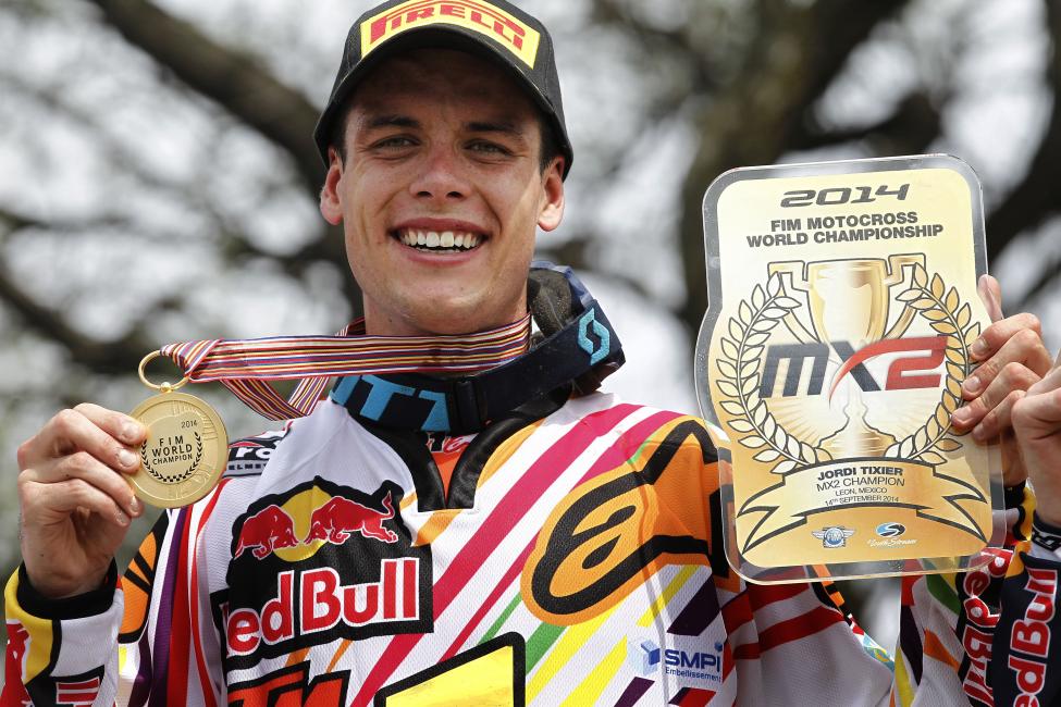 Jordi Tixier won his first MX2 title last weekend in Mexico. 