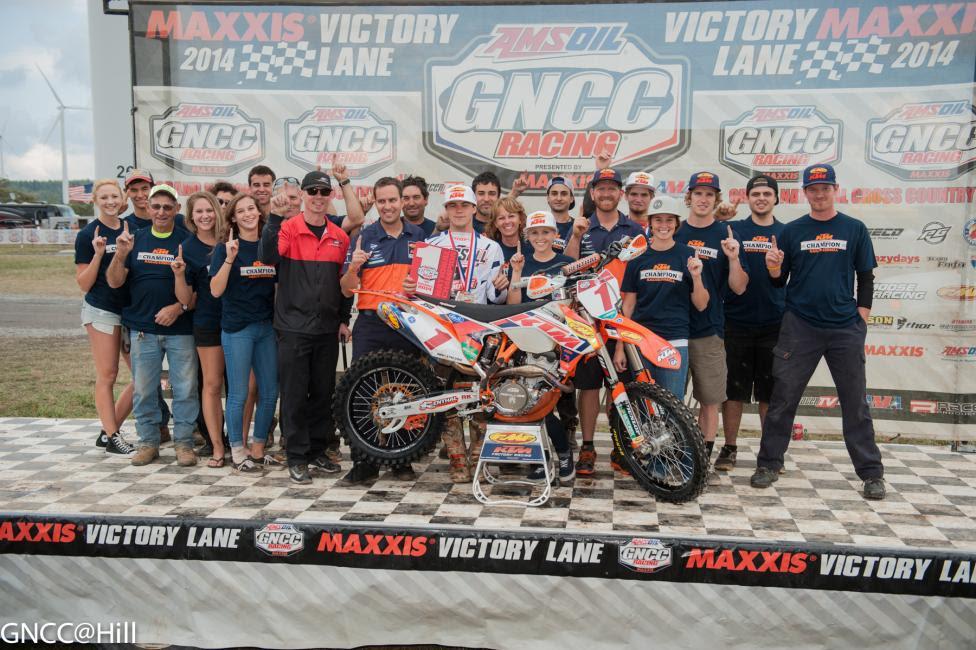 Russell is tied for fifth all-time in GNCC wins. 