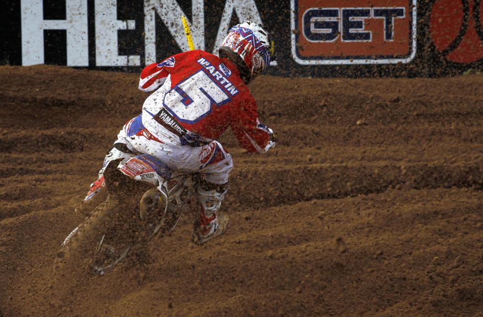 Martin had a big crash today, but should be good to go for tomorrow.  