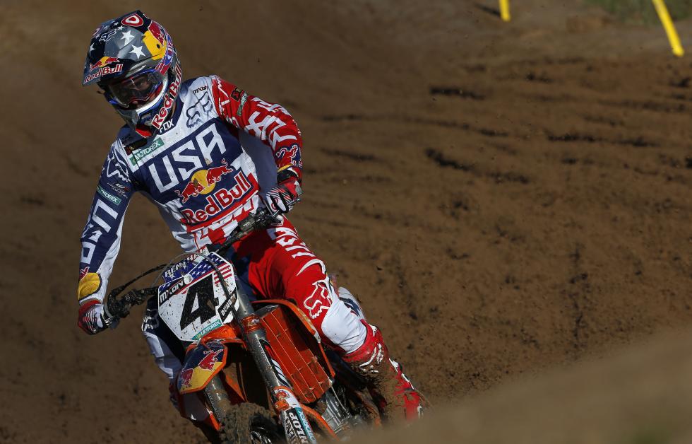 Dungey finished third in MX1 on Saturday.  