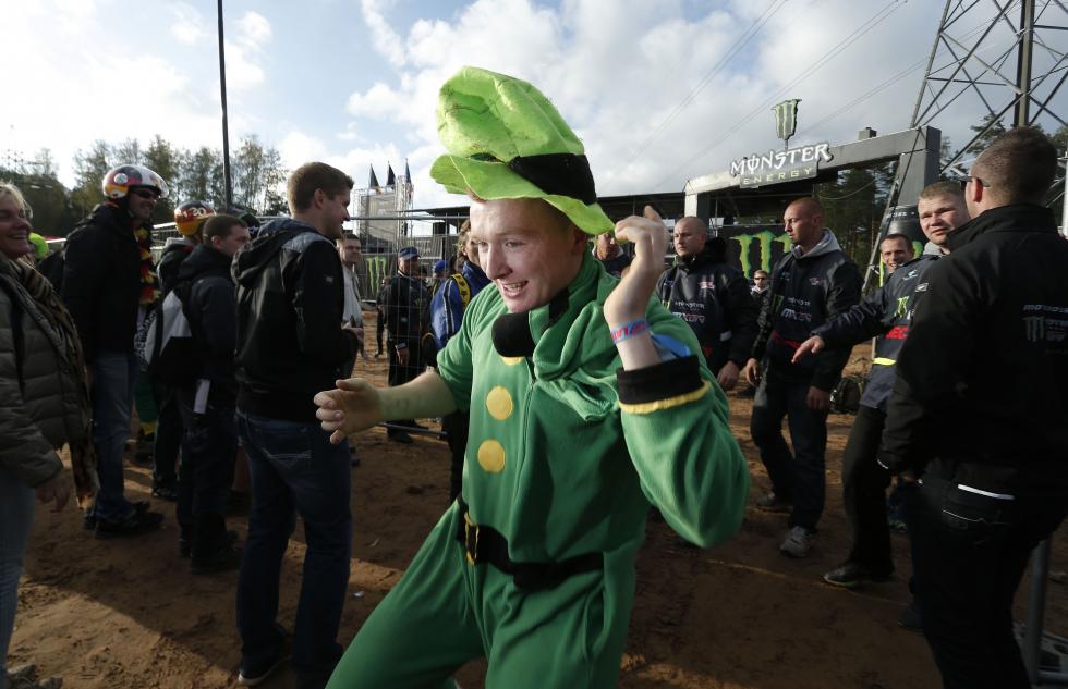 This is not an unusual sight at the 'Nations.  