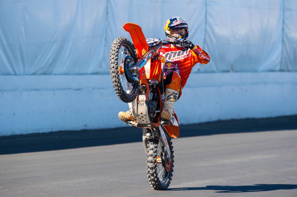 After spending his first two seasons with Monster Energy/Pro Circuit Kawasaki, Hill will ride for Red Bull KTM in 2015. 