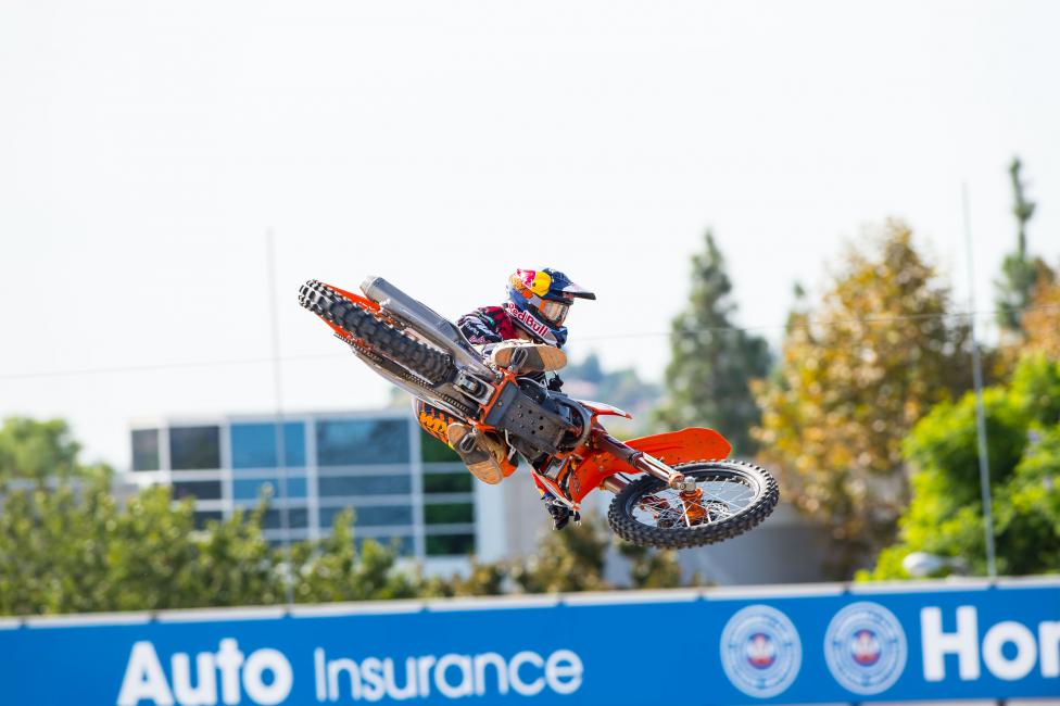 Hill finished second in his debut with Red Bull KTM. 