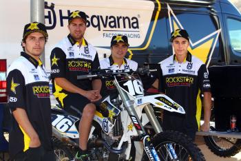 Rockstar Energy Husqvarna Signs Davalos, Osborne and Bell