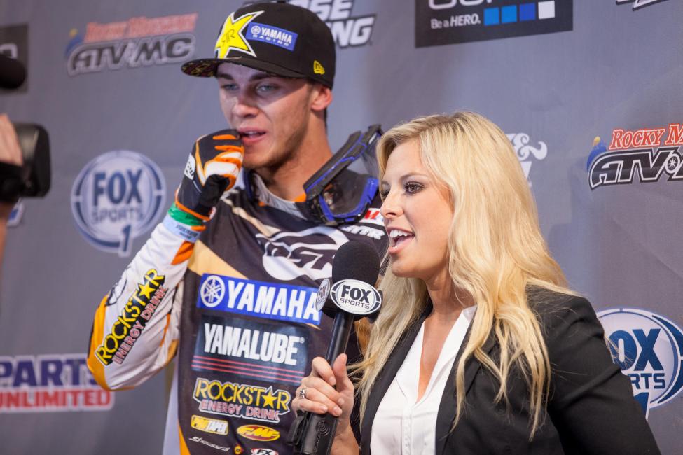 Arenacross pit reporter Cristy Lee will serve as host of the AIMExpo.   