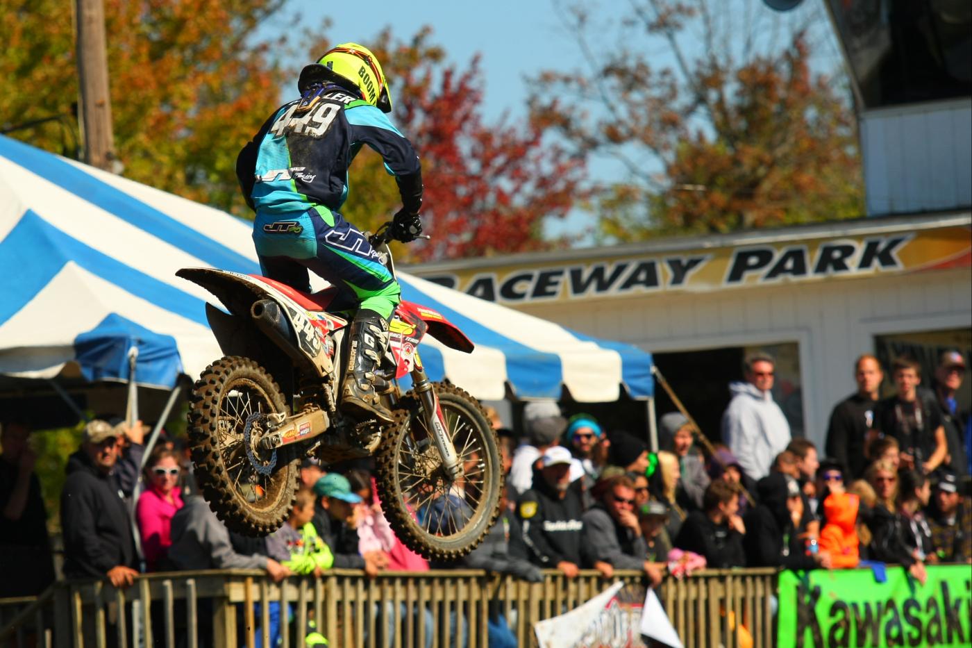 The Kessler family has a long history of racing at the Race of Champions and Raceway Park. In the 70s and 80s, it was Mickey Kessler taking the wins, and now in 2014 it was Mickey’s son Dakota. A fifth overall in the Open class was backed up with two strong moto wins in the 250 class and the overall win. 
