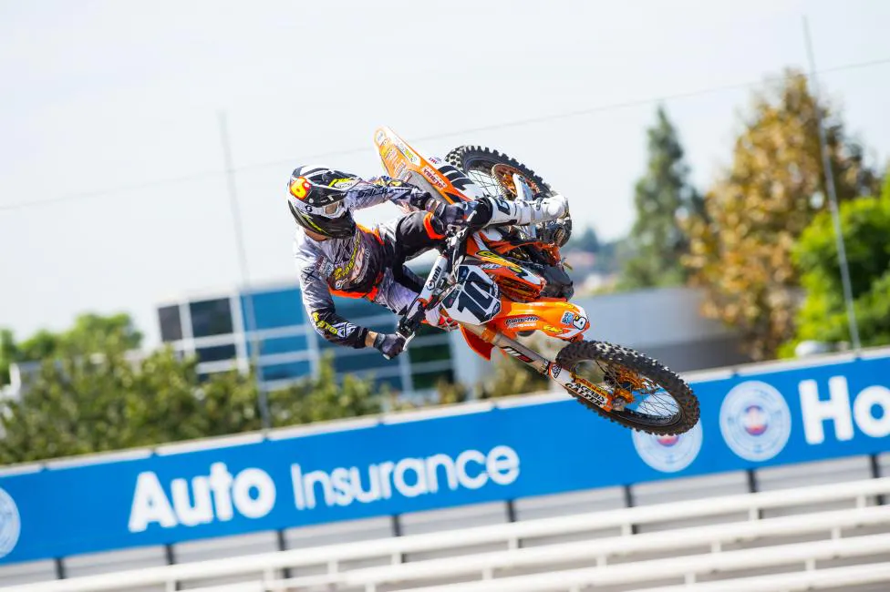 Justin Brayton made his BTOSports.com KTM debut last weekend.  