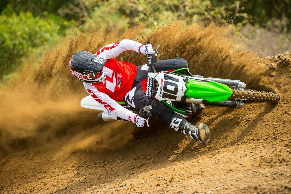 Kawis have always had a big, plush, comfy feel, and our testers found the 2015 KX450F was no different. 