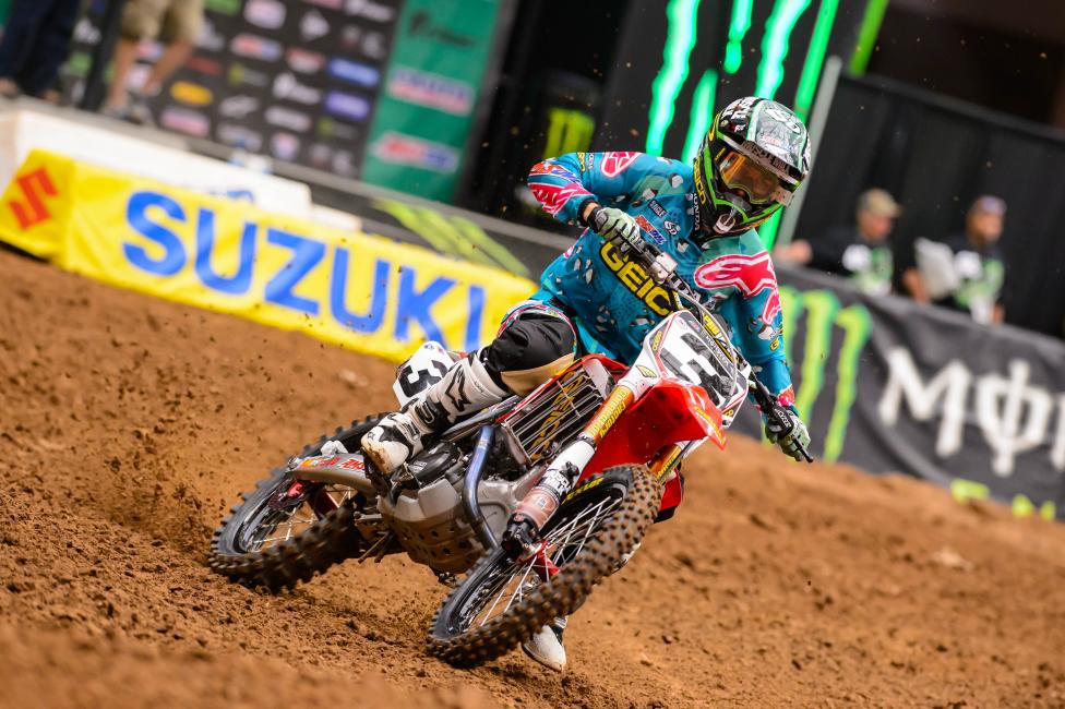 Although he is not debuting with a new team, Eli Tomac is one to watch on Saturday.