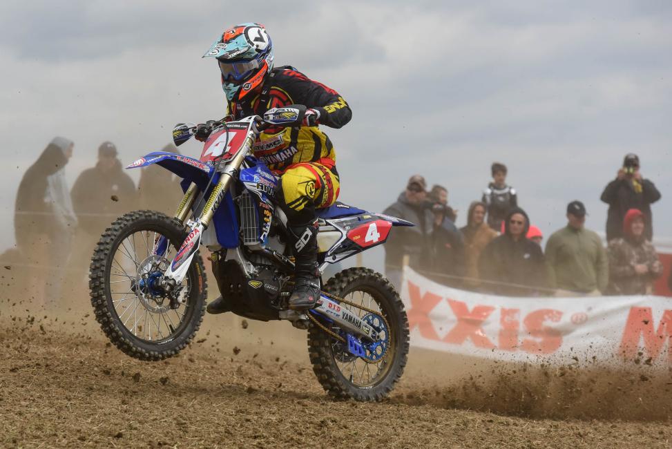 Strang gets support from the Am-Pro Yamaha factory off-road team.