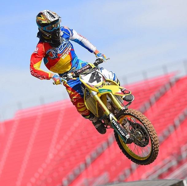 Blake Baggett bringing back memories of RC earlier today.