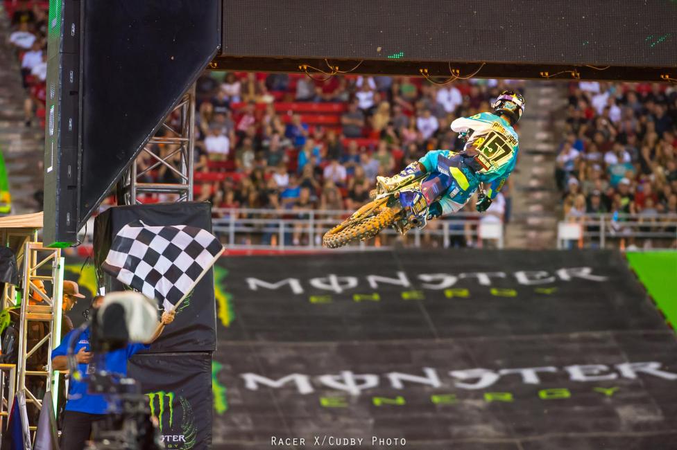 Aaron Plessinger went 1-1 to win the Amateur All-Star race.  