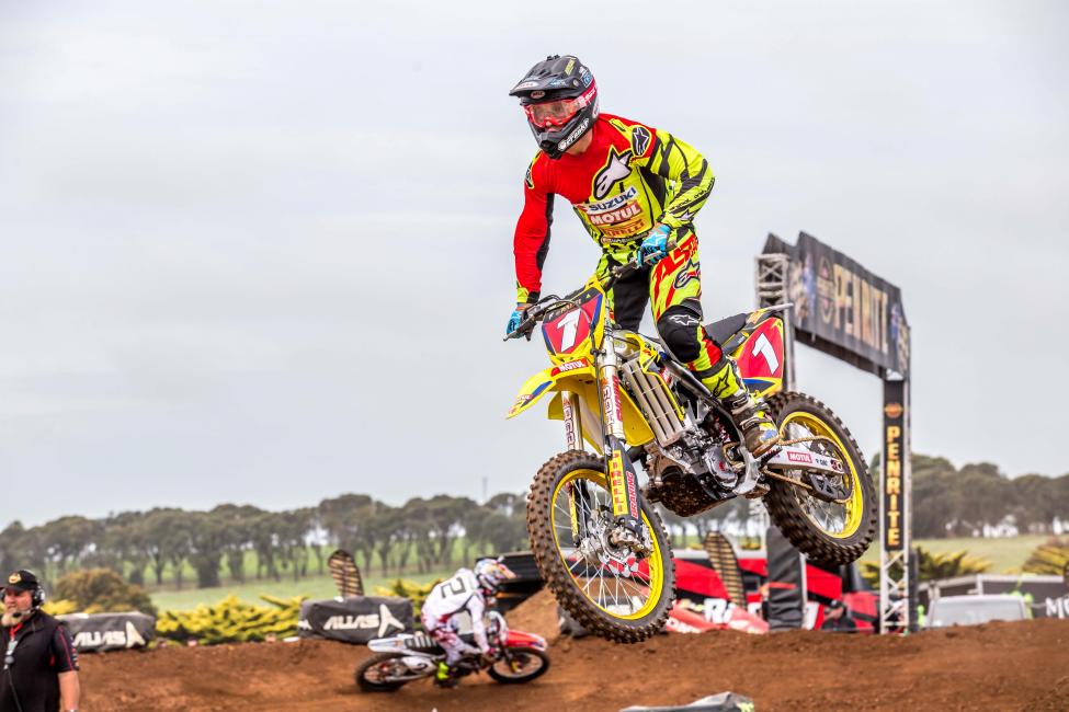 Matt Moss leads the SX1 standings in Australia.