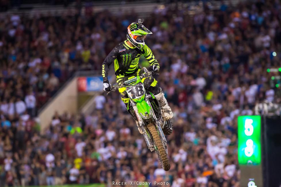 Davi Millsaps won the overall at the Monster Energy Cup on Saturday.