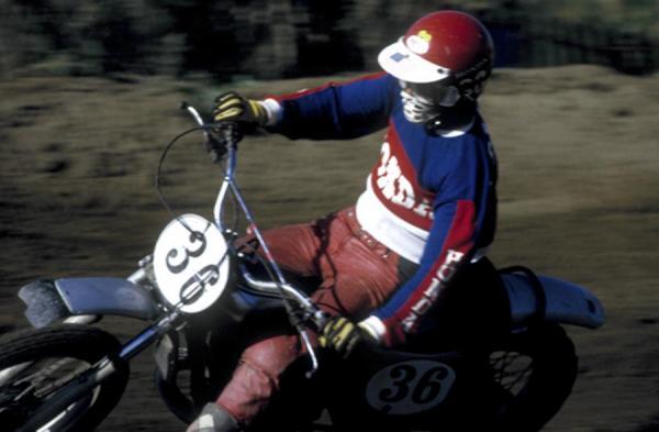 This is Rocket Rex back in his day, but we've seen him hanging out at the races recently, and he still looks tough as nails!