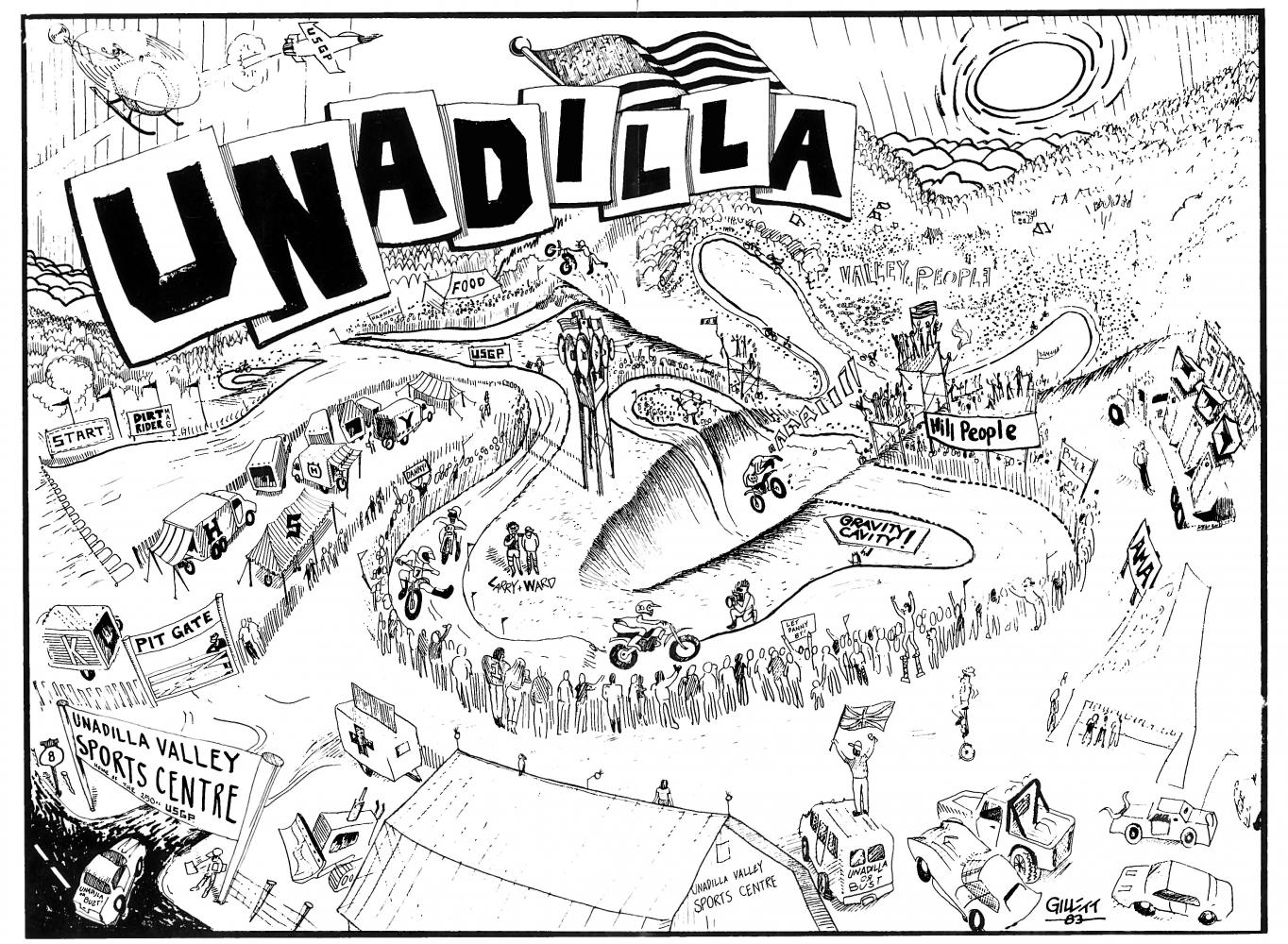 Unadilla_Track_1983_Map
