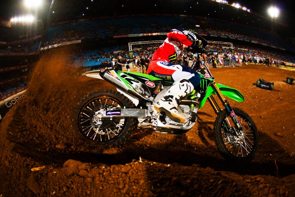 Weimer finished fourth in Supercross Africa. 