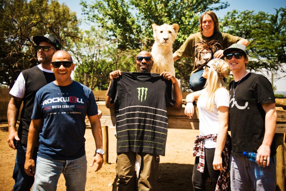 The trip even included some lions. 