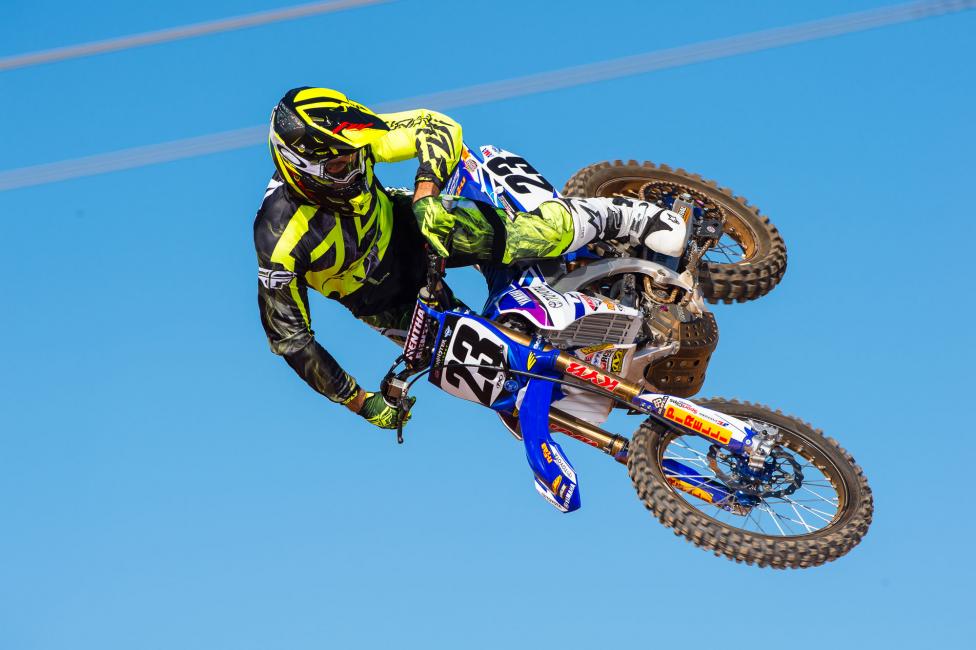 Weston Peick on the Toyota/JGR Yamaha.