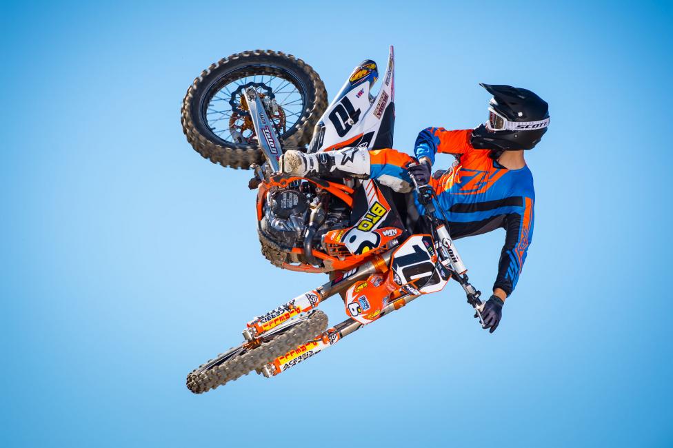 Justin Brayton on his new BTOSports.com KTM.  