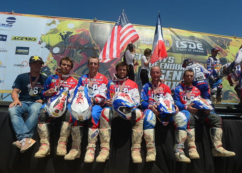 Team USA finished second in the combined ISDE overall.
