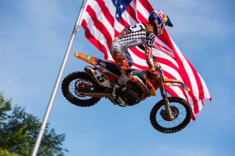 The entire motocross community would like to thank the individuals who have served, as well as those who are currently serving, to protect our freedom in America. 