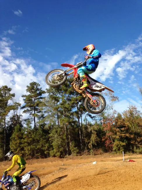 Brett Cue doing his best Ronnie Mac.  