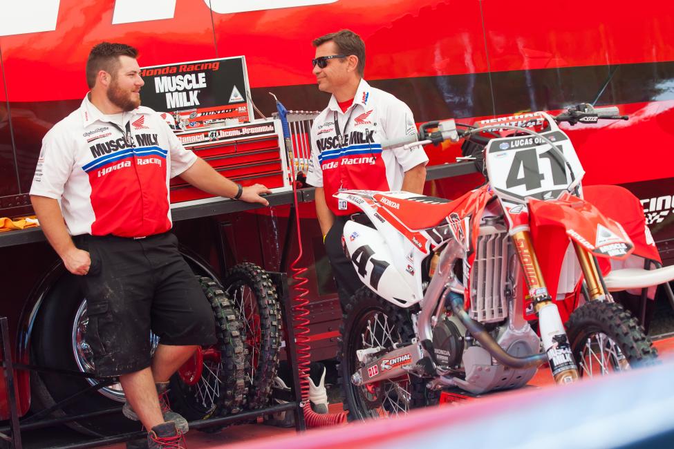 Betley (right) now works with both Trey Canard and Cole Seely. 