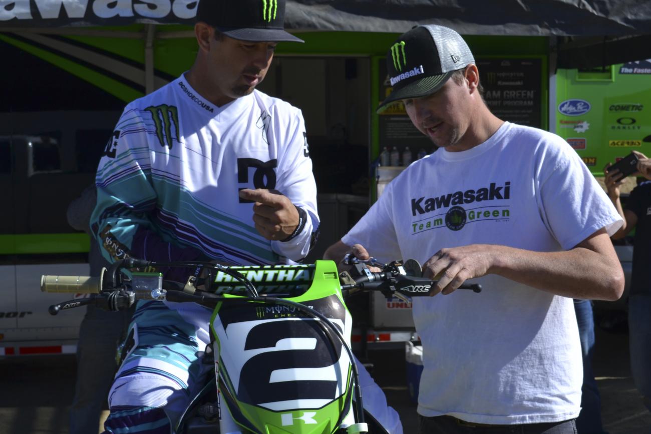 Gallery: McGrath on Kawasaki