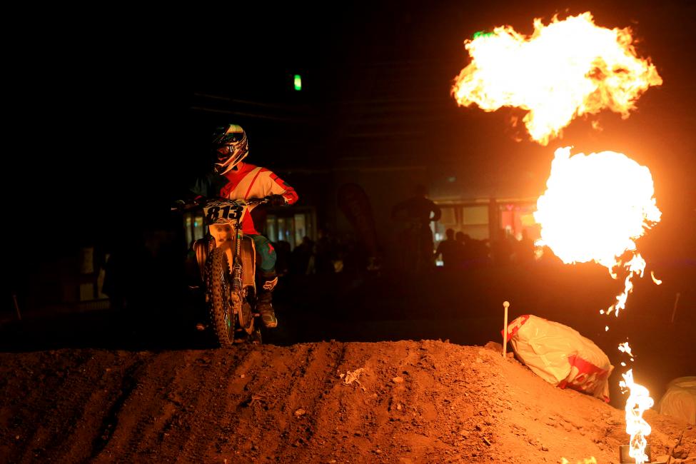 Aaron Lampi got his supercross start in front of a Finnish crowd. 