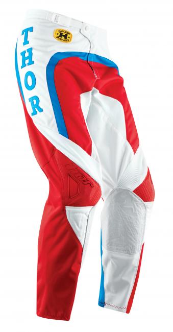 Retro Motocross Pants White