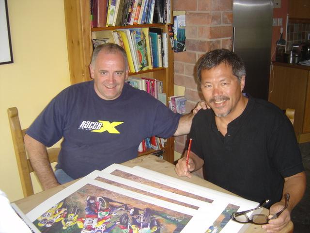 Here’s a shot of Jeff Stanton (1) we picked off of the Transborgaro Facebook page.