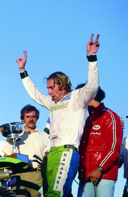 The Jammer after shocking everyone again with a Daytona SX come-from-behind win.