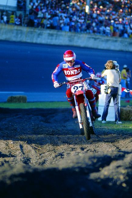 Team Honda’s Gary Semics led much of the way at Daytona.