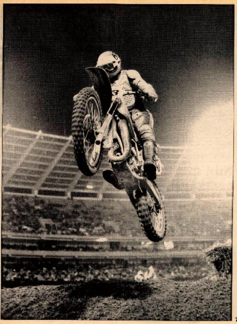 Chuck Sun raced his works Honda to the win at Atlanta’s Fulton County Stadium.
